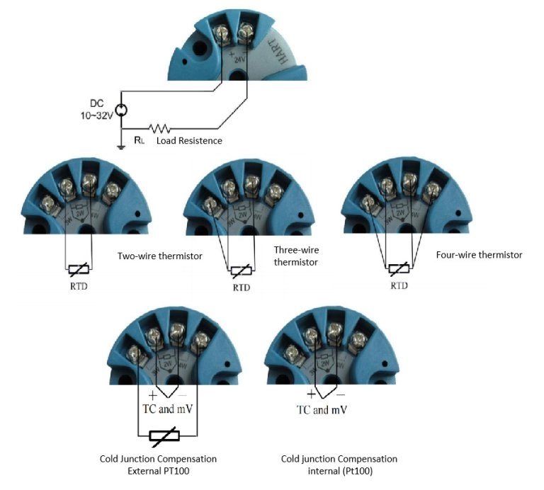 temperature transmitter wiring diagram